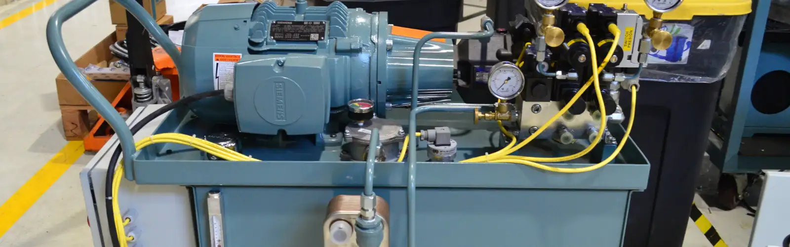 Sistemas hidráulicos industriales profesionales